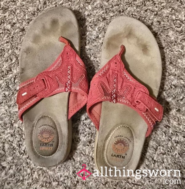 My Dirty Well Worn 10 Year Old Sandals