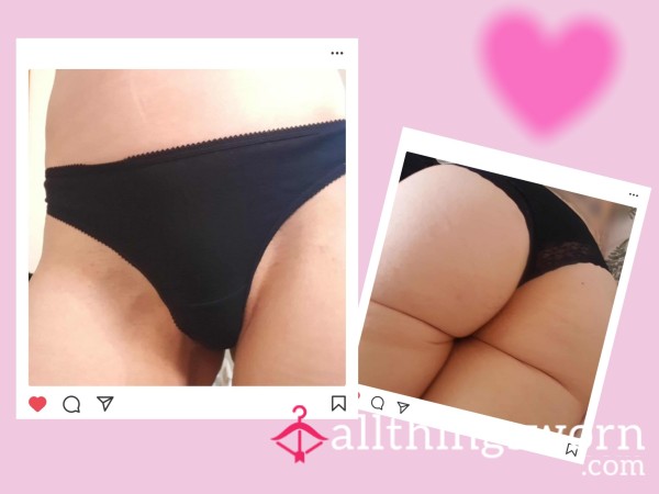 🖤My Everyday Staples, Black Cotton Panties🖤