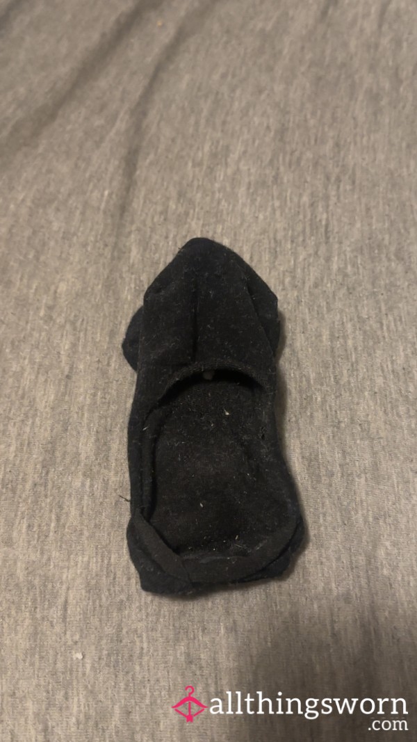 My Ex Gfs Black No Show Socks 🥰