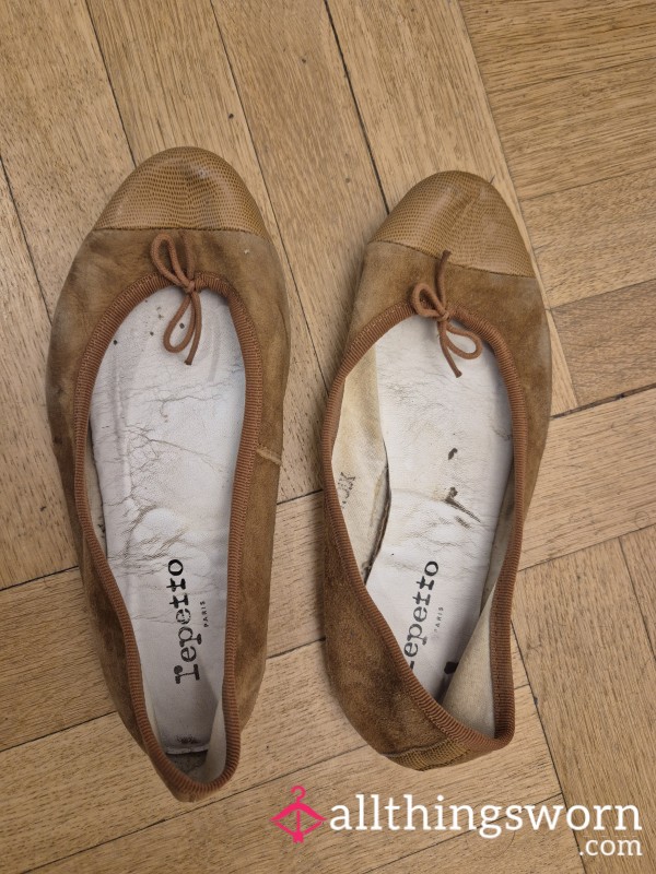 My Extremely Smelly Repetto Brown Ballet Flats
