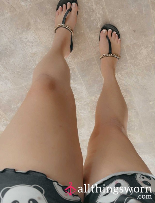 My Favorite Black Flip Flops