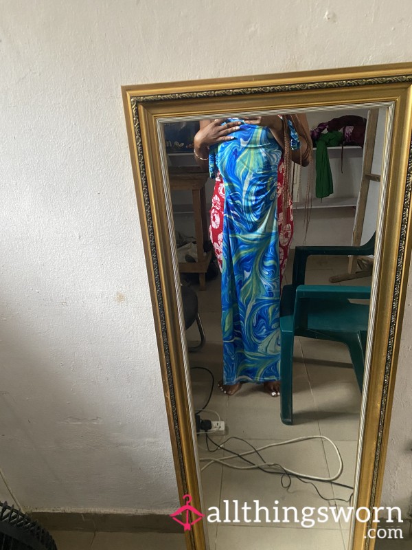 My Favorite Blue Marble Maxi Dress 💙
