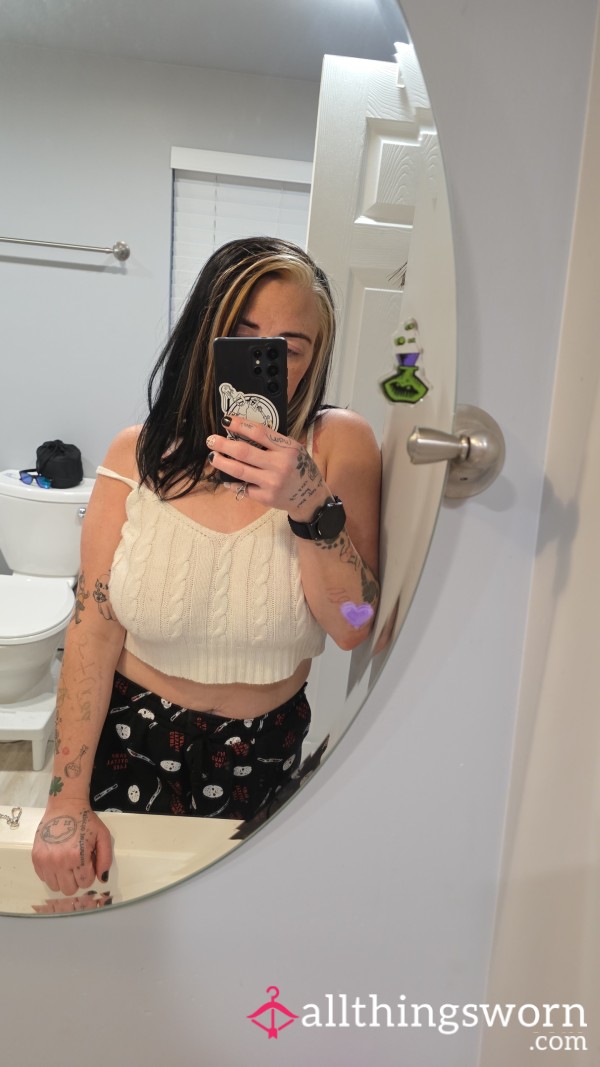 🤍 My Favorite Cozy White Knit Top