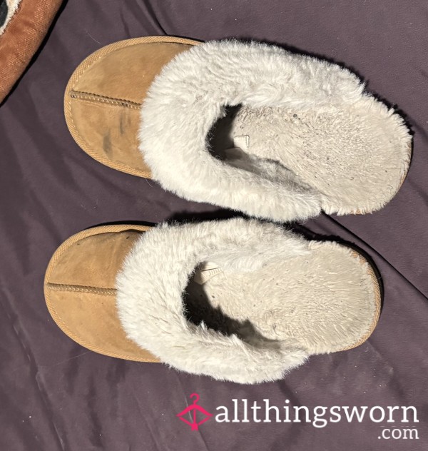 My Favorite Slippers Fuzzy And Cozy