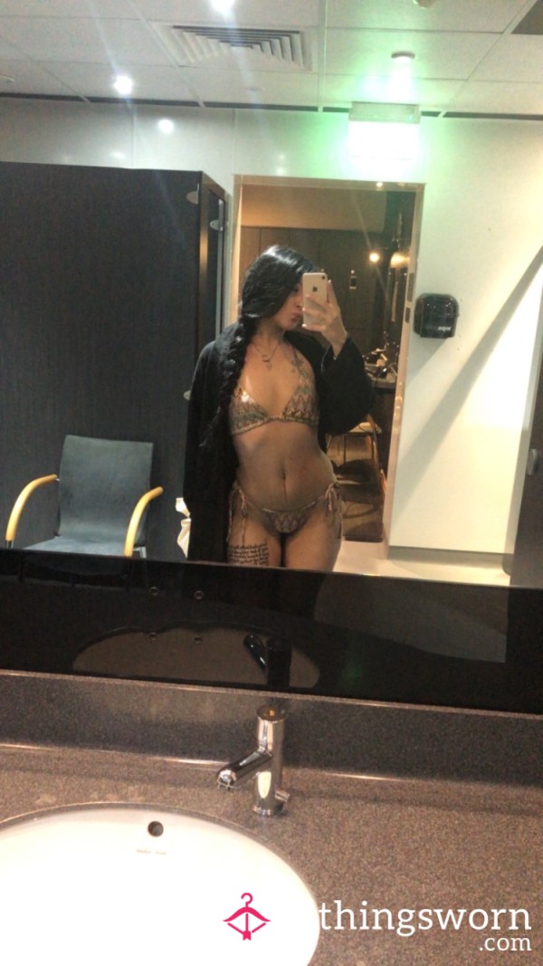 My Favourite Aztec Print Thong Bikini