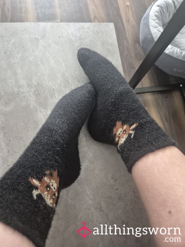 My Favourite Black Fluffy Socks