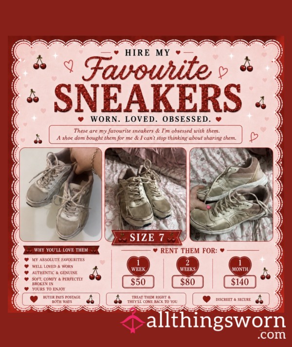 👟 My Favourite Everlast Sneakers 👟 | Well Loved • Authentic • Yours To Hire & Enjoy 🩷