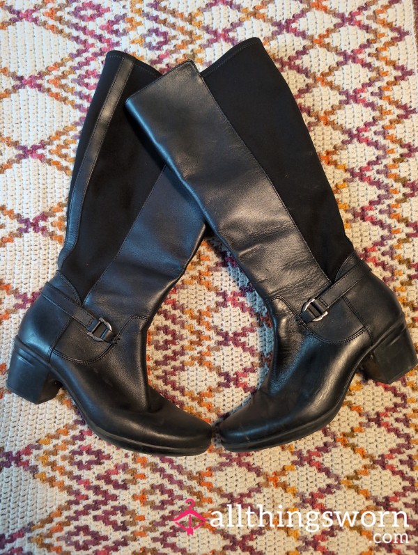 My Favourite Pair Of Knee High Boots 👢 Ready To Be Taken.