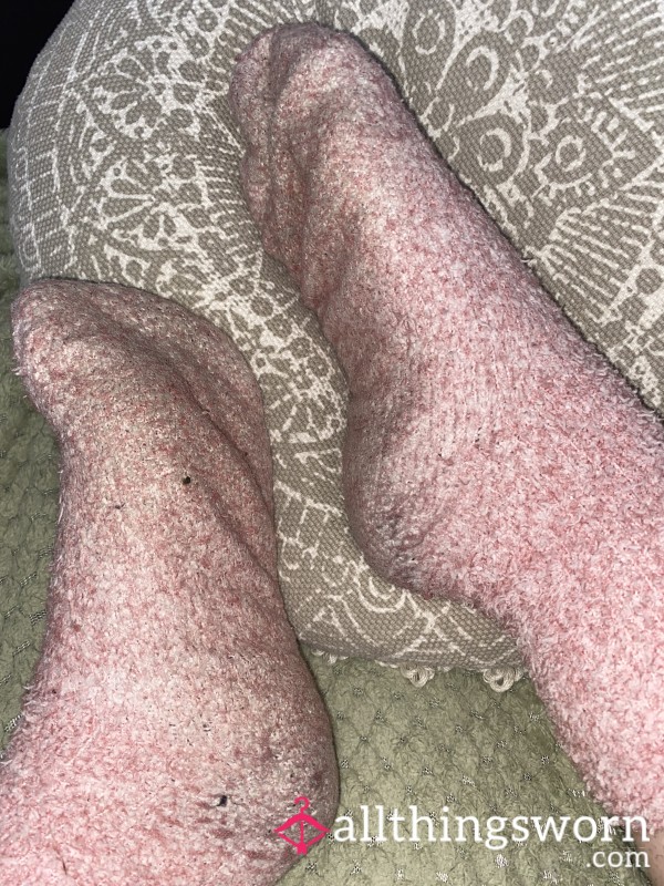 My Favourite Pink Fluffy Socks💕
