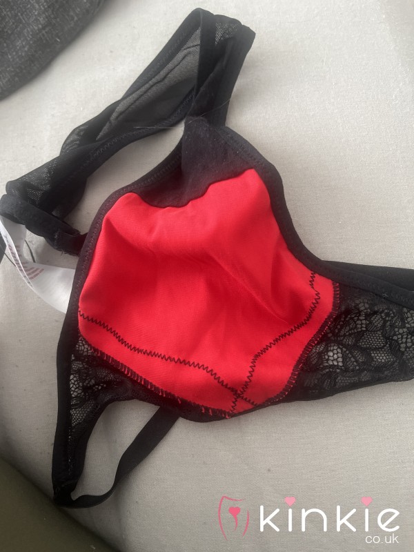 My Favourite Red And Black Thong