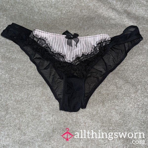 My Favourite Sheer B*m Ann Summers Panties - Size 8 🖤 (Price Includes A 24hr Wear) 💋