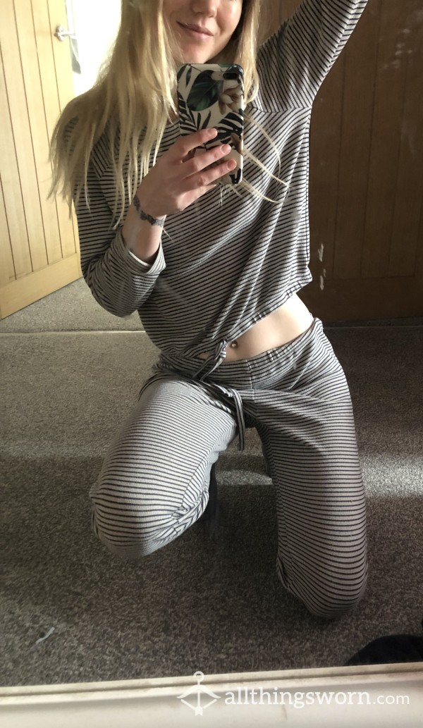 My Favourite Striped Pyjama Set 🥰 Cute Pyjamas 💜 Well Loved.