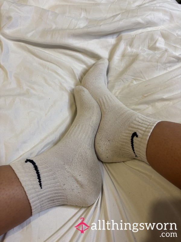 My Favourite Sweaty White Nike Gym Socks