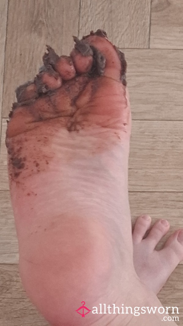 My Feet Destroy Chocolate Cake