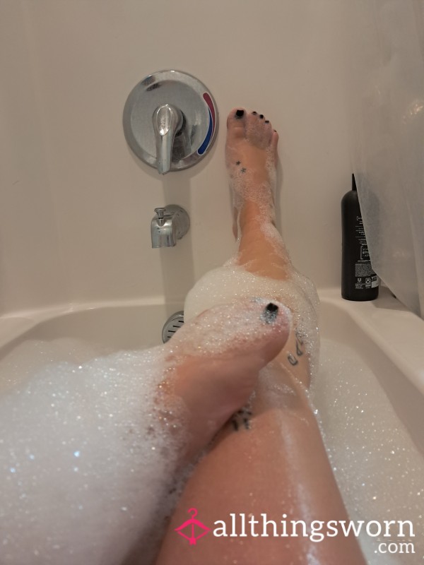 My Feet In A Bubble Bath