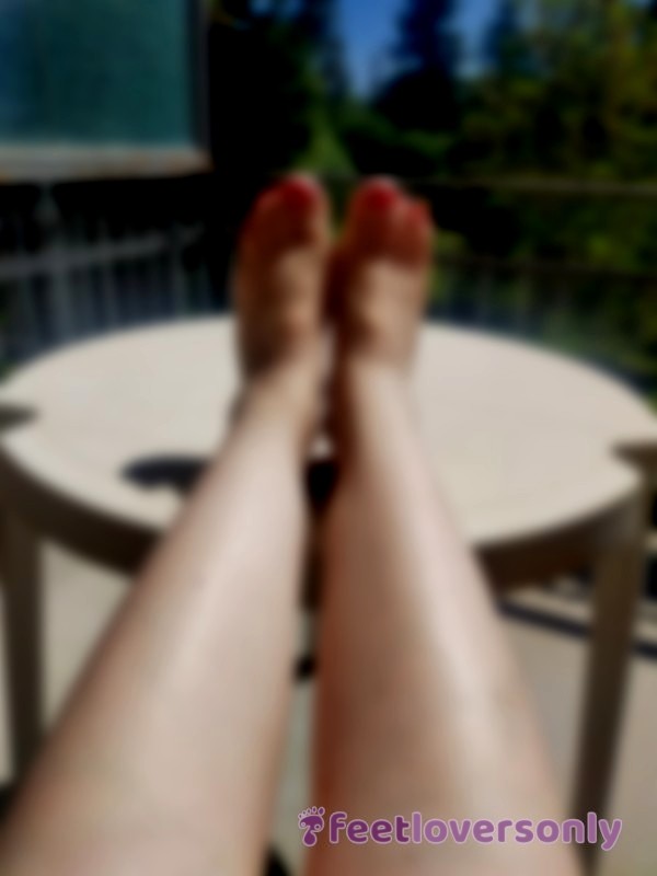 My Feet In The Sun In Summer.