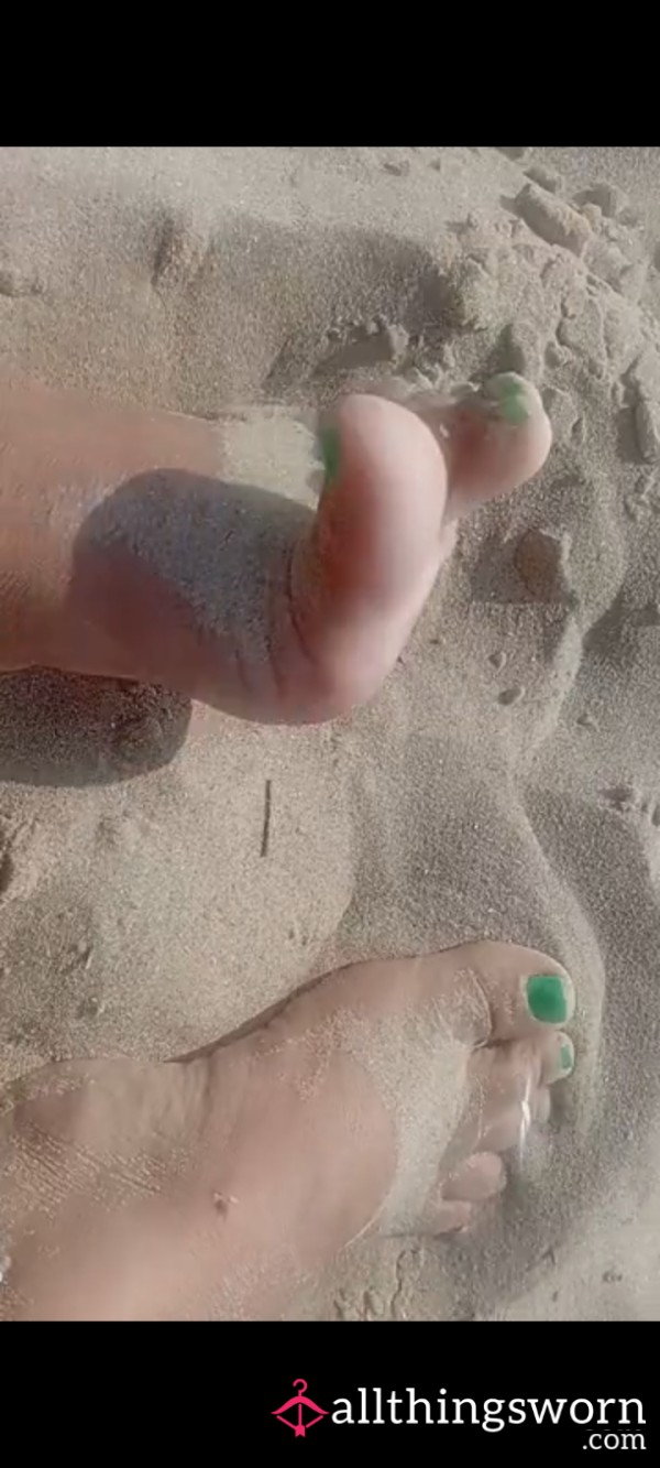 My Feet Playing In The Sand💛