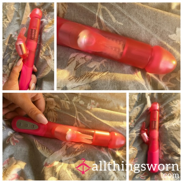 My First Ever S** Toy 🐇 Pink Vibrating Rabbit 💞