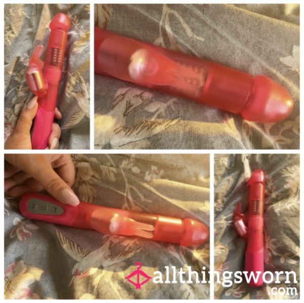 My First Ever S** Toy, Vibrating Pink Rabbit 10-12 Years Old, Very Well Loved