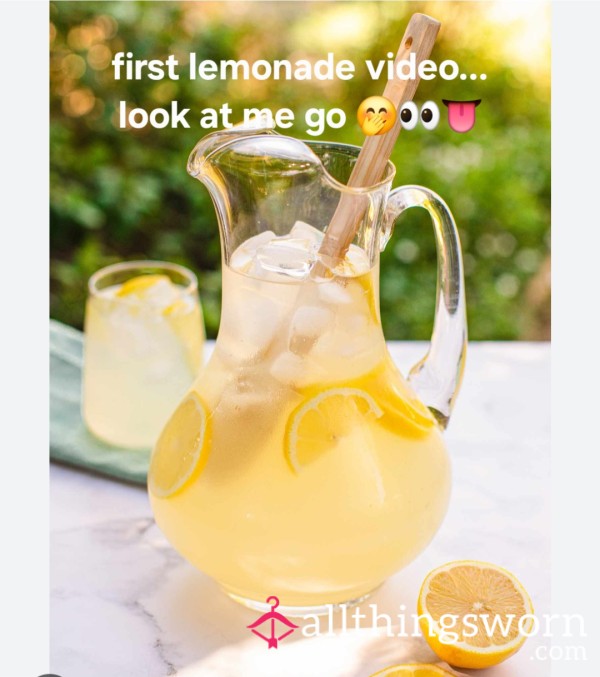 My First Lemonade Video 🍋