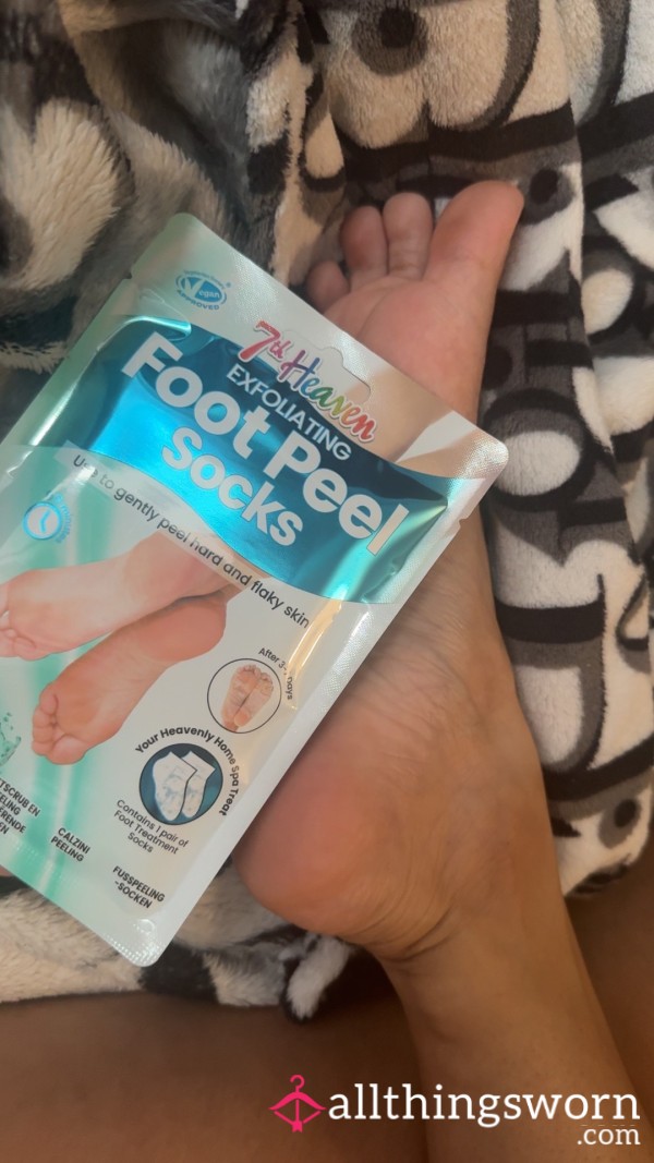 My Foot Mask Process👣✨