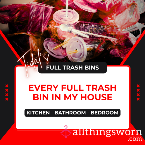 My FULL Trash Bins