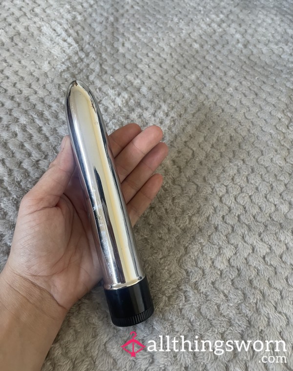 Giant Vibrating Silver Bullet – Used Deep In Both Holes And Ready For Its Next Owned 😈 📦 UK Shipping & 📸 Video Included 🔥 🌍 International Shipping Available