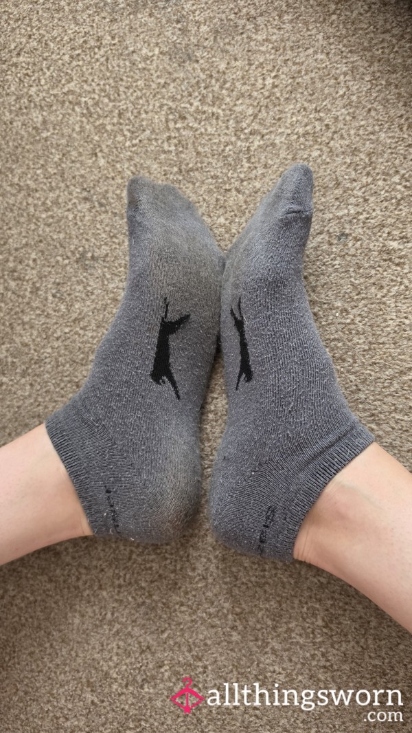 My Grubby Grey Trainer Socks 🧦