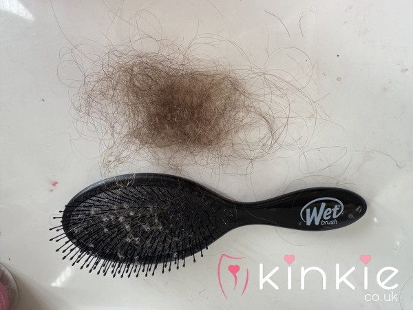 MY HAIR FROM MY HAIR BRUSH 😈 READY TO POST