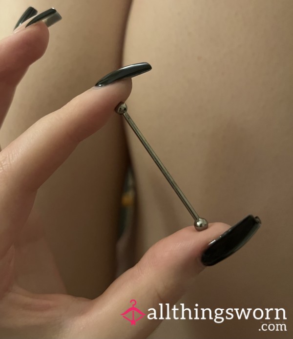 My Industrial Piercing Bar! ⛓️‍💥