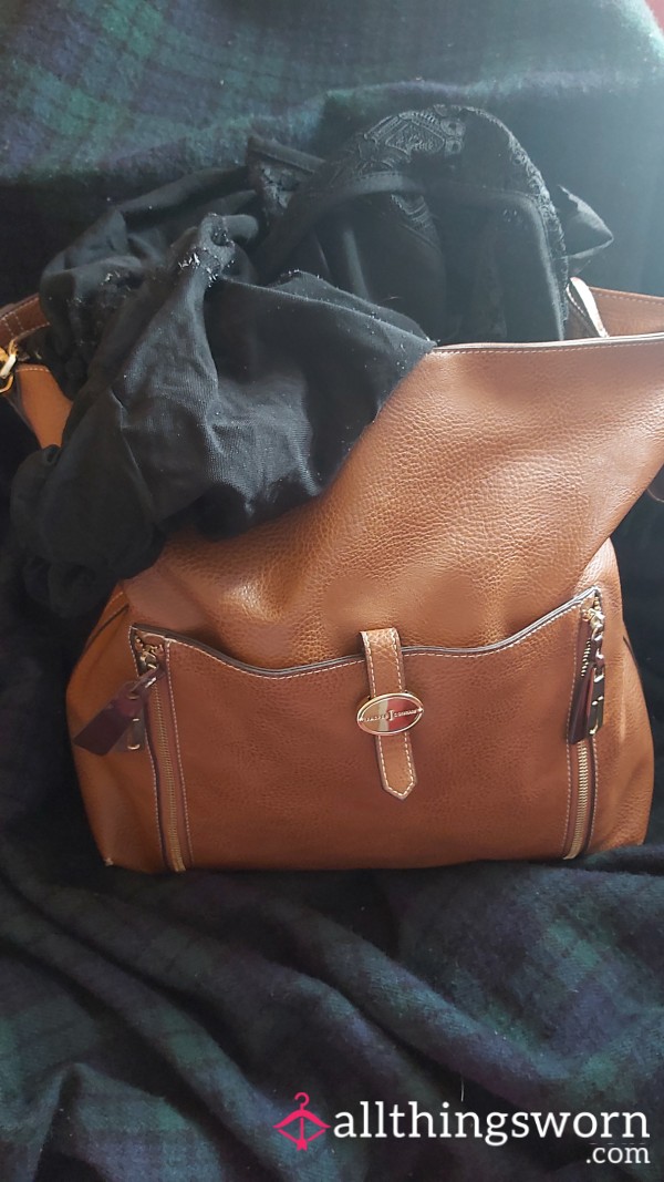 My Jasper Conran Luxury Leather Bag Full Of Stuff