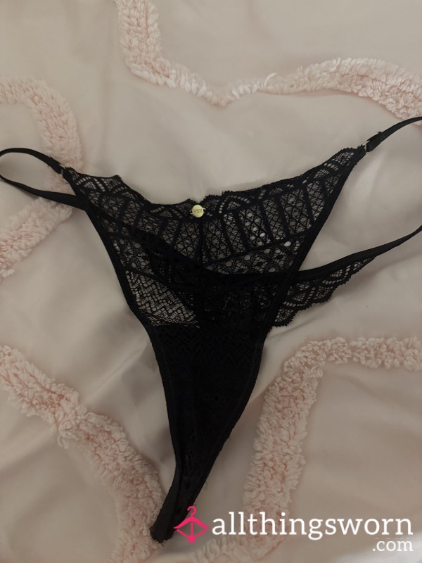 My Lacey Thong Worn For 3 Days💦😛