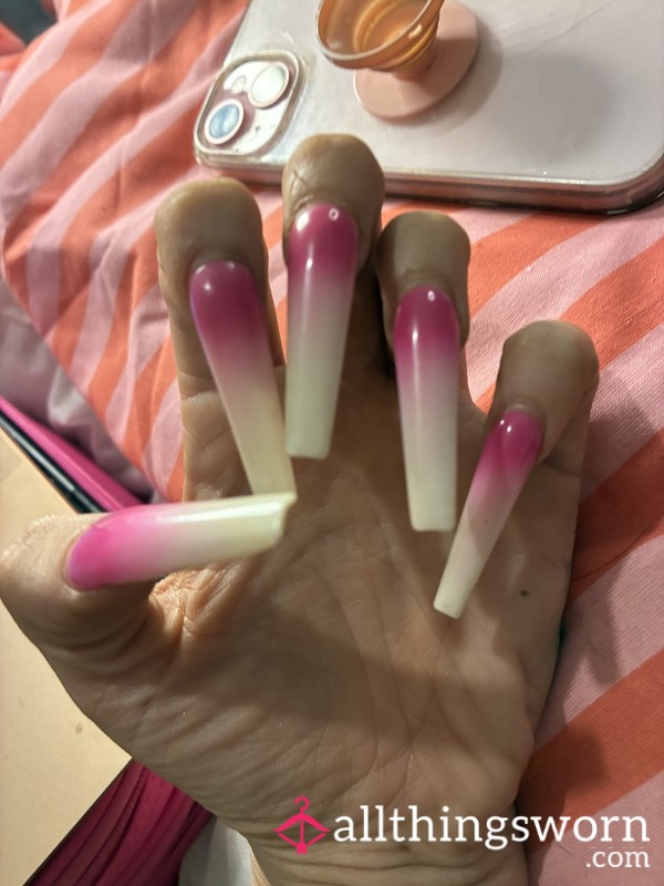 My Long Acrylic Nails