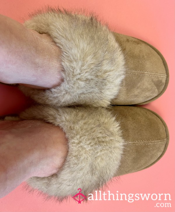 My Lovely Worn M&S Slippers Size 6
