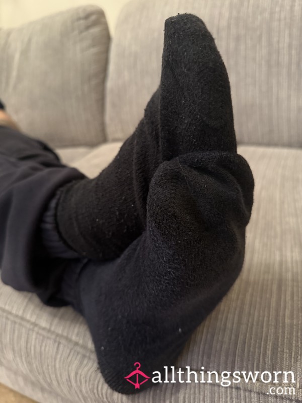 My Mans Stinky Socks Worn In Steel Toe Cap Shoes Doing 35k Steps A Day!