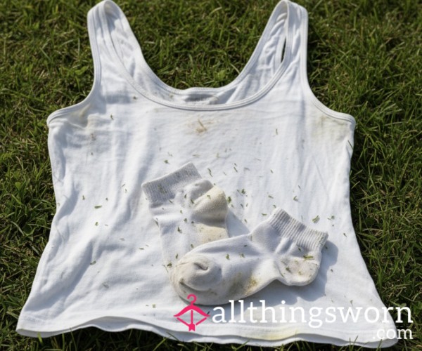 My Mowing☀️ Bundle🍑Sweet-Sweaty-Southern_Belle-Tank & Socks