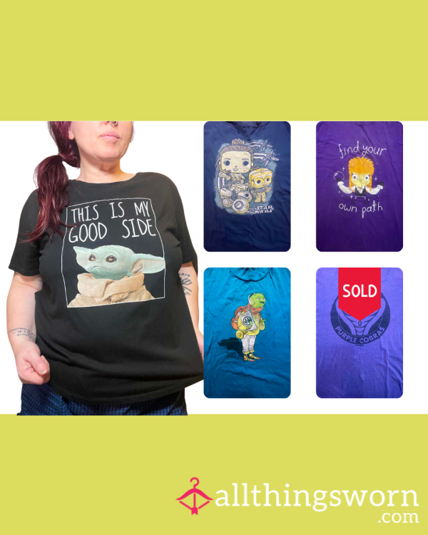 🌙 My Nerdy Nighttime Sleep Shirts 🌙