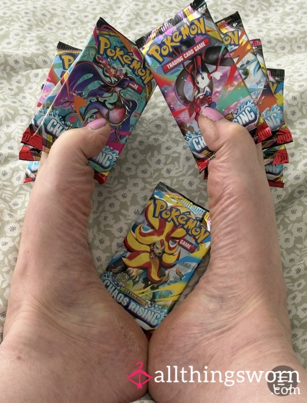 My New  Addiction, Pokémon Cards And Feet