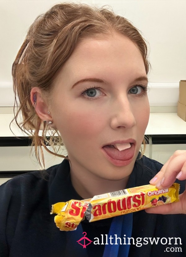 My New Favourite Snack 👄 Buy My Starburst Fruit Chews And Fill My Mouth 😈