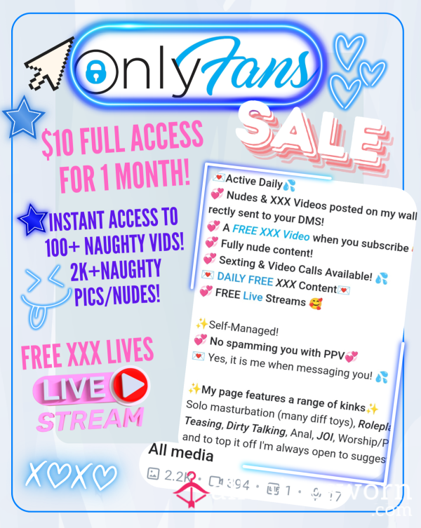 💦🌶My OF Is Only $10 Monthly! Instant Access To 100+ XXX Vids & Over 2K+ Pics/ Nudes!🌶💦