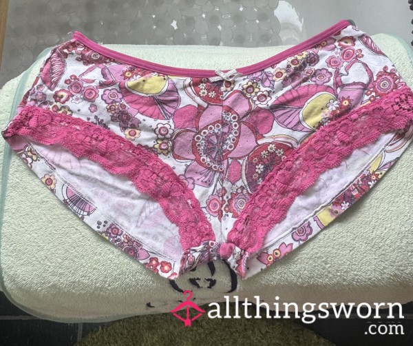 My Old Cotton Panties 😜For My Most Devoted Fans… A Little Something Extra. DM If You’re Into Well-worn Secrets 👀”