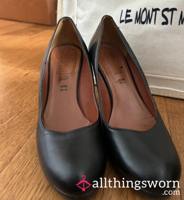 My Old Hotel Uniform Heels 3.0🥵😈 |well-worn| Leather🥵