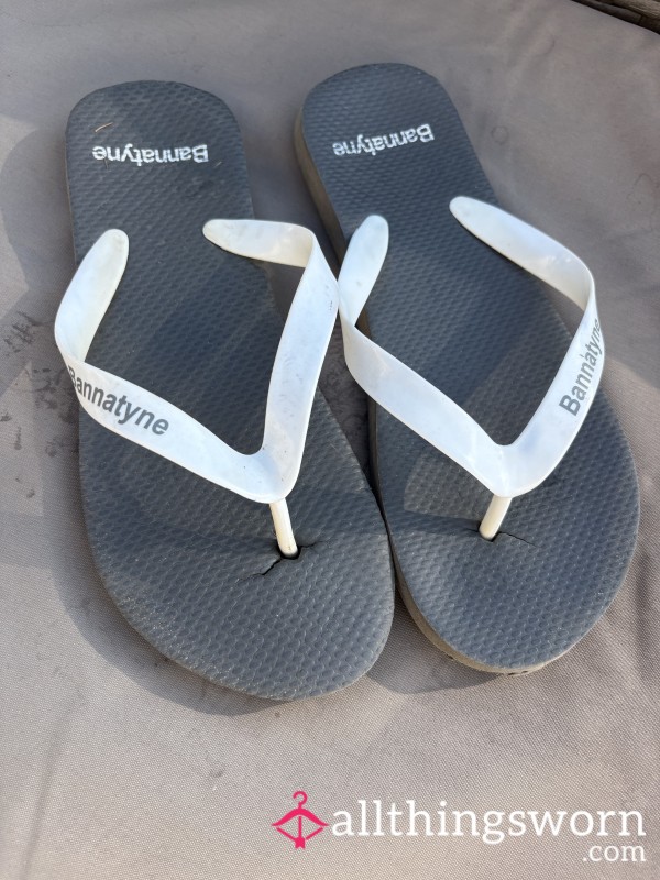 My Old Spa Day Flip Flops Worn Many A Time