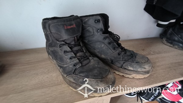 My Old Work Boots From Landrover In 12. Europe Sice 46