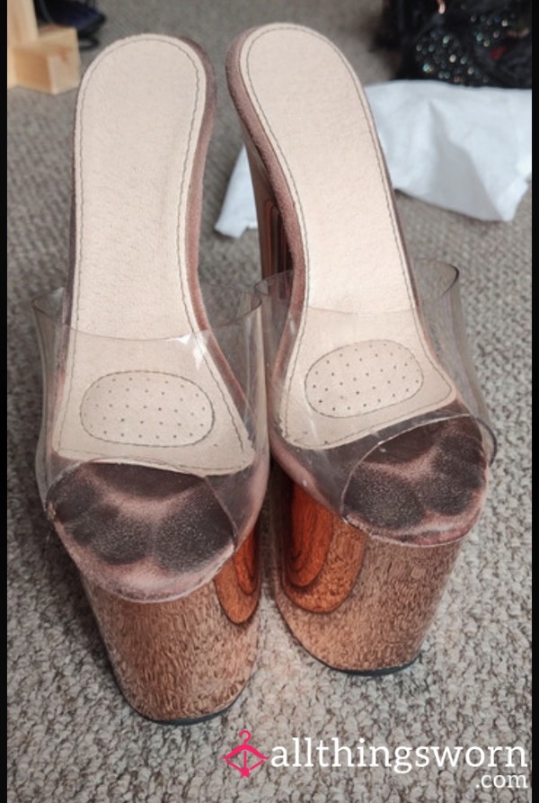 My Oldest Pair Of Heels! Toe Imprints! 8 Inches ✨
