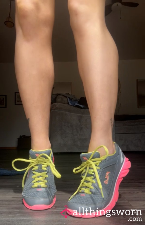 My OLDEST Shoes That I Own—had Them Since I Was A Teenager/high School…💋😍🥵💯 Colorful, Fun—-very Light Filas!!