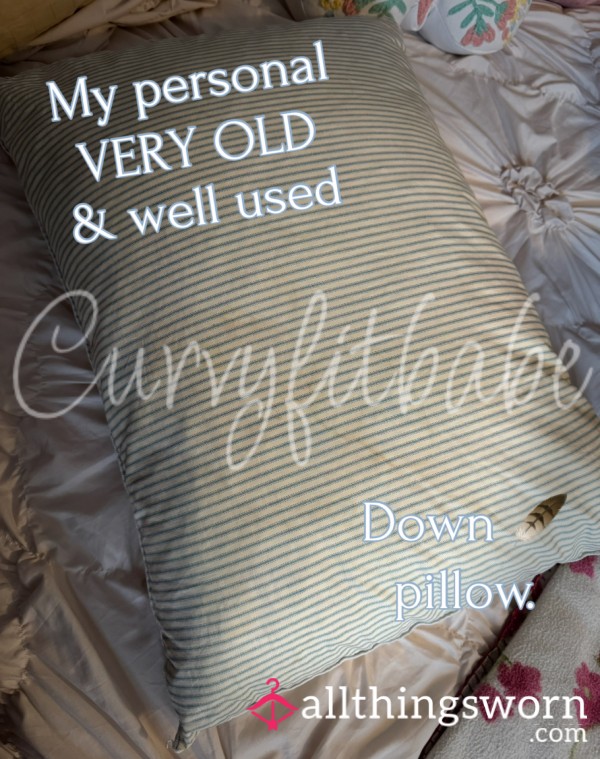 My Personal VERY OLD & Well Used 🪶down🪶 Pillow