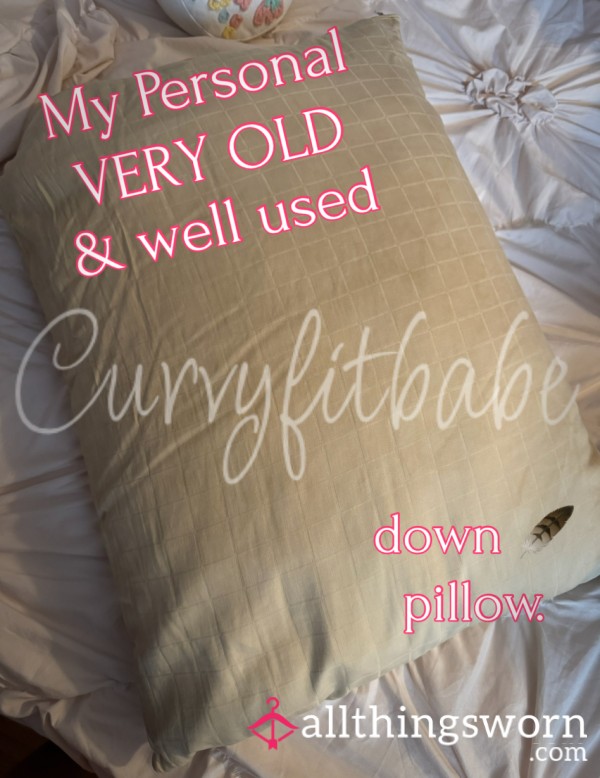 My Personal VERY OLD & Well Used 🪶down🪶 Pillow