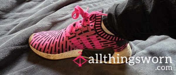 My Pink Adidas Running Shoes 👟