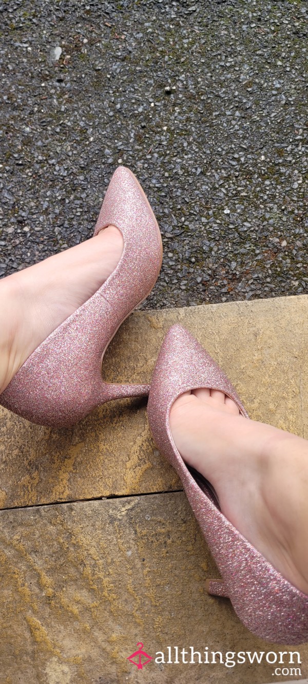 My Pink Glitter Heel 👠 ✨️